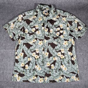 J Crew floral button up short sleeve shirt Size L